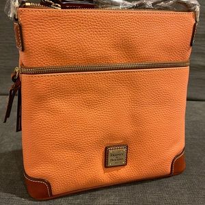 Dooney & Bourke Pebble Grain Crossbody in Apricot